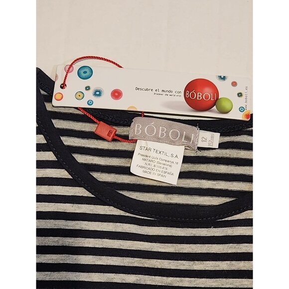 new BOBOLI Spain size 12 Big Girls Long sleeve Skirt Dress knit cotton stretch - Picture 5 of 7